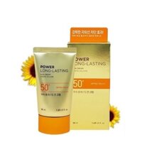 Kem chống nắng dưỡng da The Face Shop trang điểm lâu trôi Natural Sun Eco Power Long Lasting SPF50+PA+++ 50ml