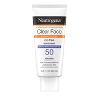 Kem Chống Nắng Dưỡng Da Neutrogena Clear Face Break-Out Free Liquid Lotion Sunscreen Broad Spectrum SPF 50