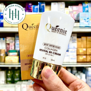 Kem chống nắng dưỡng trắng da, bổ sung Collagen SPF 50 PA++ Queenie 50g
