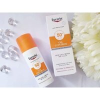 Kem chống nắng Eucerin Oil Control da dầu mụn, Kem chống nắng Eucerin Sun Gel-Cream Dry Touch SPF50+