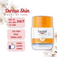 Kem Chống Nắng Eucerin Sun Fluid Mattifying Face Spf50+ 50Ml - Derma Skin