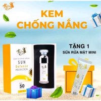 KEM CHỐNG NẮNG FAIRY-SIZE LỚN 30G(3 trong 1: dưỡng da mịn màn, make up và chống nắng tốt), tặng 1 sữa rửa mặt mini