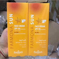 Kem chống nắng FARMONA SUN FACE CREAM SPF 50 OIL FREE 50ml chuyên dành cho da dầu mụn