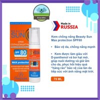 Kem chống nắng Floresan Beauty Sun Max protection SPF80