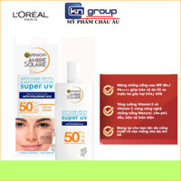 ⭐⭐⭐⭐⭐✨Kem chống nắng Garnier Ambre Solaire Ultra-Light Sensitive Face Fluid SPF50+ 40ml(BẢN ĐỨC)
