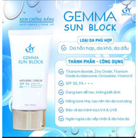 kem chống nắng gemma