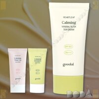 Kem chống nắng Goodal Heartleaf Calming (Moisture, Mineral Filter, Tone Up) kem chống nắng mặt