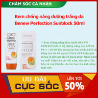 Kem chống nắng Hàn Quốc bảo vệ 12h Ngăn ngừa sự xuất hiện của các vết nám, xỉn màu, lão hóa Benew Perfection Sunblock