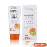 Kem Chống Nắng Hàn Quốc BENEW trắng da, lên tone Perfection Sunblock 50ml -  SPF 50 PA+++ Aikomi