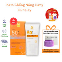 Kem Chống Nắng Hany Sunplay, Bảo vệ da dưới ánh nắng mặt trời, lên tone nhẹ, không lem, không trôi Lylyshop 50g