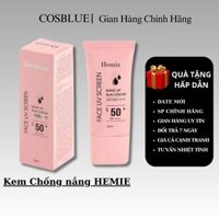 Kem chống nắng Hemia dưỡng trắng make up bảo vệ da, chống lão hóa
