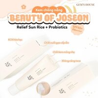 Kem chống nắng hoá học BEAUTY OF JOSEON Relief Sun Rice + Probiotics 50ml