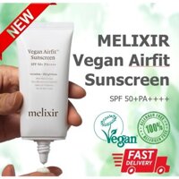 Kem chống nắng hóa học thuần chay cho mọi loại da MELIXIR Vegan Airfit Sunscreen SPF50+ PA++++ 50ml