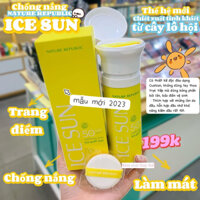 KEM CHỐNG NẮNG ICE PUFF SUN SPF 50+ PA+++ NATURAL REPUBLIC MẪU MỚI 2023