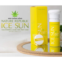 Kem Chống Nắng Ice Sun Nature Republic California Aloe SPF50+