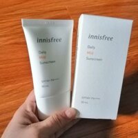 Kem chống nắng innisfree daily mild