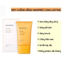 Kem Chống Nắng Innisfree Long Lasting SPF 50 PA +++ Perfect Uv Protection Cream ( for oily skin)