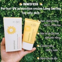 Kem chống nắng INNISFREE long lasting cho da dầu