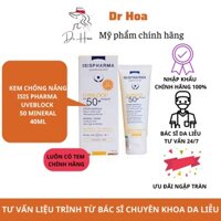 KEM CHỐNG NẮNG ISIS PHARMA UVEBLOCK 50 MINERAL CREAM 40Ml