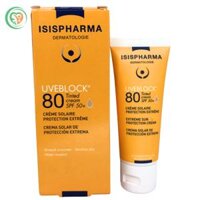 Kem chống nắng Isis Pharma Uveblock 80 Tinted Cream SPF 50+ ngăn ngừa sạm da (Tuýp 40ml)