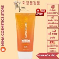 Kem chống nắng isk kìm dầu nâng tone chỉ số chống nắng spf 50+/pa+++ Hàn Quốc