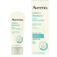 Kem chống nắng khoáng chất dưỡng ẩm hàng ngày Aveeno Calm + Restore với phổ rộng SPF30 -48ml