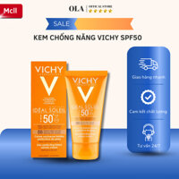Kem Chống Nắng Không Gây Nhờn Rít Không Màu SPF50 Vichy Capital Soleil (50ml)  - mỹ phẩm ola