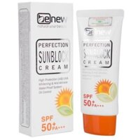 Kem Chống Nắng Kiềm Dầu Lên Tông Không Nhờn Dính BENEW PERFECTION SUN BLOCK CREAM SPF 50 PA +++ Hàn Quốc 50ml