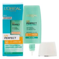 Kem chống nắng kiệm dầu LOreal UV Perfect Matte & Fresh - Se khít lỗ chân lông