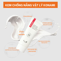 Kem Chống Nắng KONAMI Hàn Quốc Everyday Moisture Sun Cream + Glutathione SPF 50+ PA++++ 70 ML-shop ngoc anh