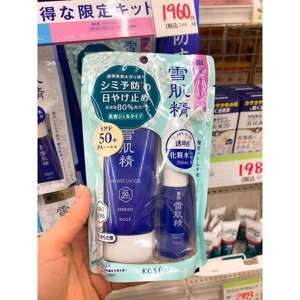 Kem chống nắng Kose Sekkisei Sun Protect Milk SPF50 60g