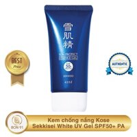 Kem chống nắng Kose Sekkisei White UV Gel SPF50+ PA - Labeaute