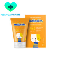 Kem chống nắng Kutieskin chăm sóc, bảo vệ da trẻ em dưới tác hại của tia UV, ánh nắng mặt trời, cho bé từ 6 tháng tuổi