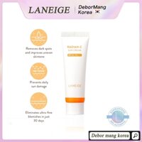 Kem Chống Nắng laneige Chứa vitamin c spf50 + pa + + + + 50ml Làm Sáng Da Phù Hợp Với Mọi Loại Da