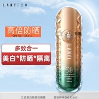 Kem chống nắng Lanyi Whitening cách ly, làm sáng, nhẹ và dễ thoa kem chống nắng công suất cao không gây bết dính