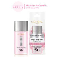 Kem chống nắng Loreal Glycolic-Bright Anti-dark Spot Daily UV Fluid SPF50+ PA++++
