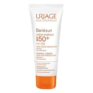 Kem chống nắng màng lọc khoáng cho da nhạy cảm Uriage Bariésun SPF50+ Crème Minerale 50ml