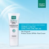 Kem Chống Nắng MartiDerm Bảo Vệ Toàn Diện 40ml The Originals Proteos Screen SPF50+ Fluid Cream