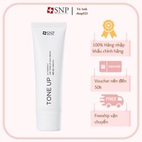 Kem chống nắng mát lạnh lên tông trắng hồng tự nhiên SNP UV PERFECT AIR-TONE UP SUN CREAM - mỹ phẩm nsp