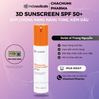 Kem Chống Nắng Md:ceuticals 3D Moisturizing Sunscreen Protection SPF50+ Bảo Vệ Da Sau Laser