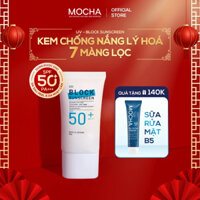 Kem Chống Nắng Mocha Derma SPF 50 PA+, Nâng Tone, Phục Hồi, Bảo Vệ Da Khỏi Tia UVA Và UVB