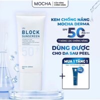 Kem Chống Nắng Mocha Derma SPF 50 PA+, Nâng Tone, Phục Hồi, Bảo Vệ Da Khỏi Tia UVA Và UVB 50g