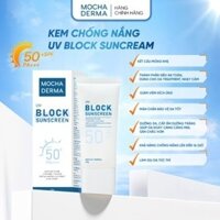 Kem chống nắng MOCHA Derma SPF 50 PA+, Nâng Tone, Phục Hồi, Bảo Vệ Da Khỏi Tia UVA Và UVB 50g