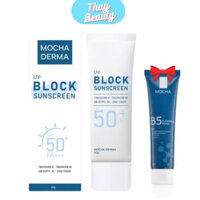 Kem Chống Nắng Mocha Derma SPF 50 PA+, Nâng Tone, Phục Hồi, Bảo Vệ Da Khỏi Tia UV- 50g.