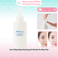 Kem Chống Nắng Muji Sunscreen SPF50+ Dạng Gel Nhẹ Dịu Da Nhạy Cảm Nhật Bản Chai 150g