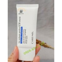 Kem Chống Nắng Nâng Tone Da Care:nel No Sebum Perfect UV Shield SPF50+ PA++++ (50ml) Carenel