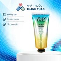Kem Chống Nắng Nâng Tone Nhẹ Chống Nước 2 Tiếng Thấm Nhanh Không Gây Bết Dính - Tuýp 50g