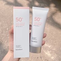 Kem Chống Nắng Nâng Tone Trắng Hồng Karadium Snail Repair Sun Cream 70ml - Chill Cosmetic