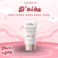Kem chống nắng nâng tone tự nhiên D'Alba Waterfull TONE UP PINK Correcting Sun Cream SPF50+ PA++++