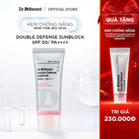 Kem chống nắng nâng tone vật lý Dr.Different Double Defense Sunblock SPF 50/PA++++